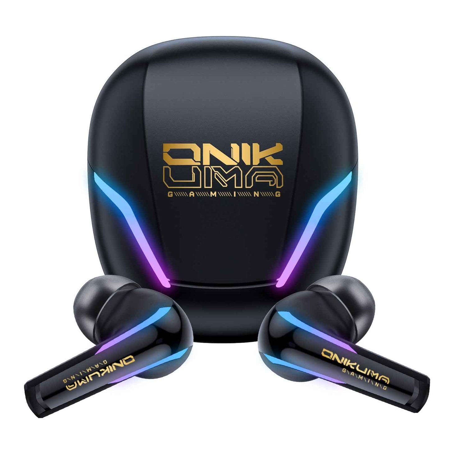 ONIKUMA T27 Dual-Mode RGB Wireless Bluetooth/2.4ghz Earbuds Headphones