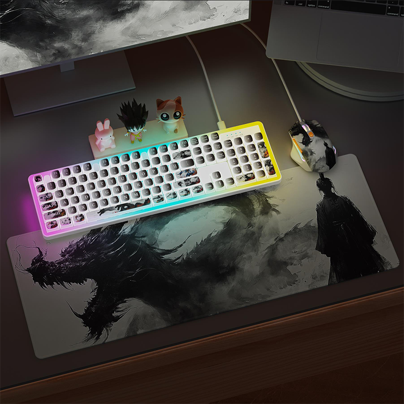 Wired Gaming RGB Keyboard Mouse Combo + Mousepad- 5 Unique Printed Designs