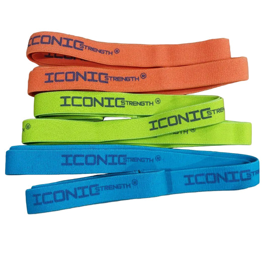 Fabric Resistance Bands Set – Light (3.5kg), Medium (6.5kg), Heavy (10kg) | Strength Training, Stretching & Home Gym Workouts