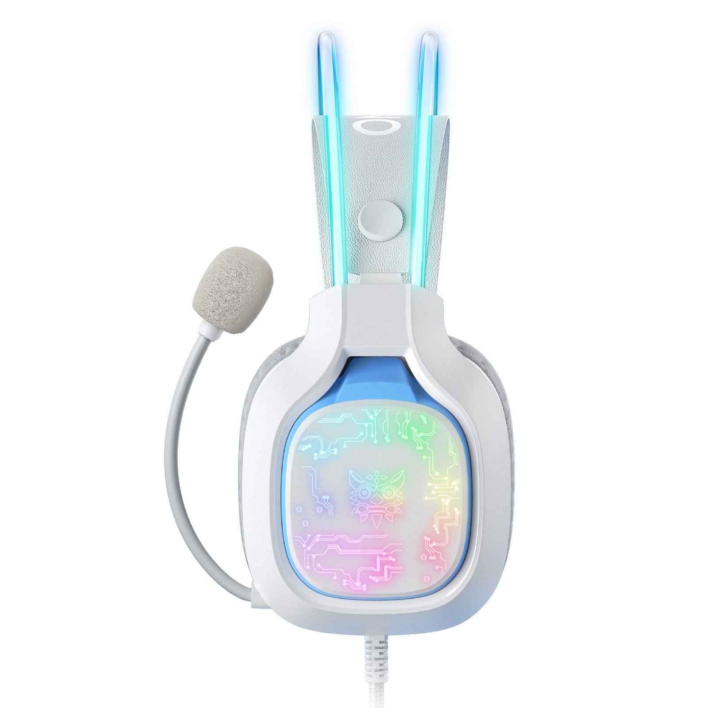 ONIKUMA X22 USB + 3.5mm Cool RGB Dynamic Light Wired Gaming Headset with Mic, Cable 1.8m