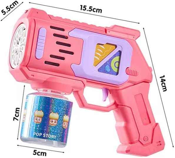 Bubble Machine-Electric Automatic Soap Rocket Bubble Machine, High Output Blower Bubbles Indoor Outdoor Toys