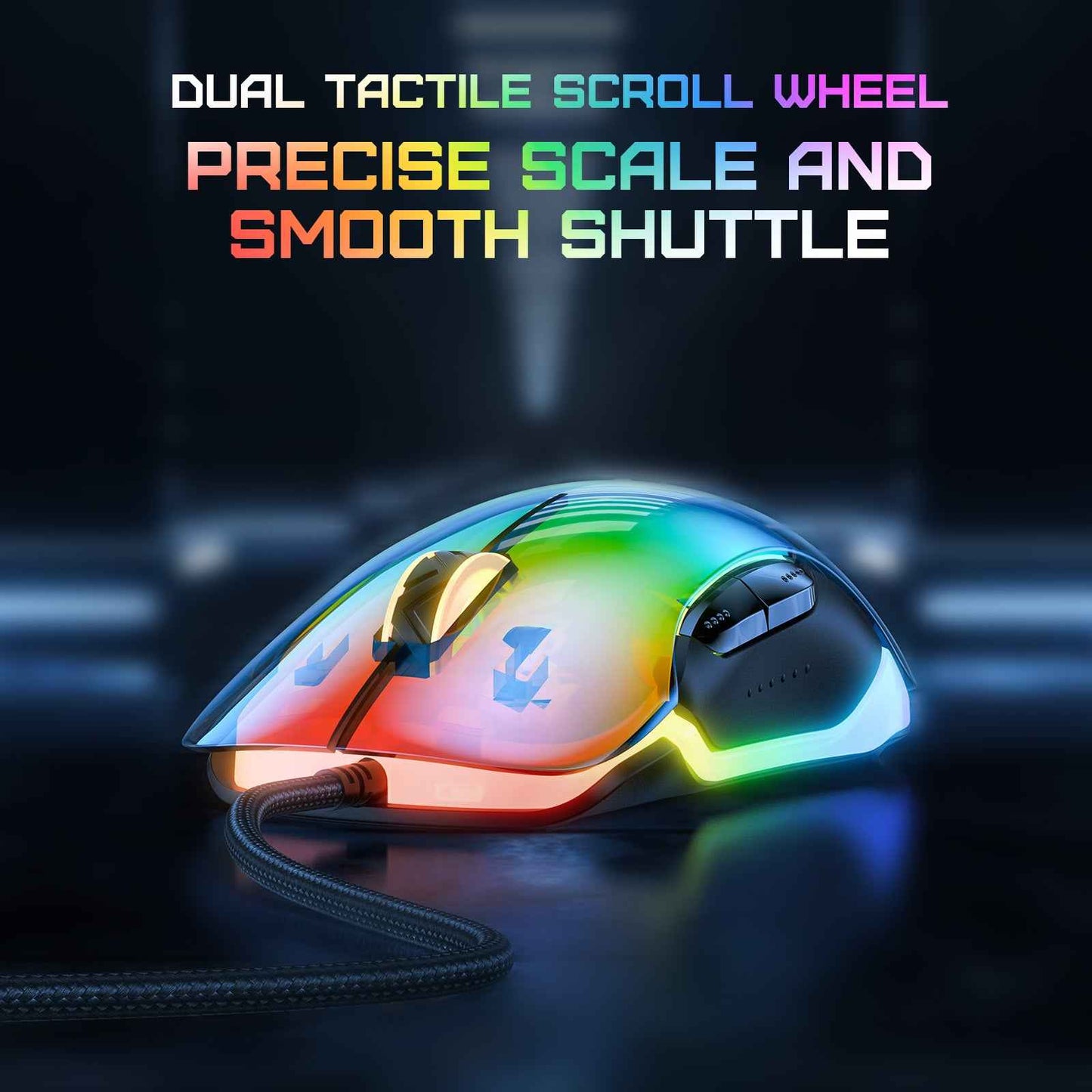 ONIKUMA CW925 Wired Game Mouse Adjustable 12800 DPI - Chroma RGB