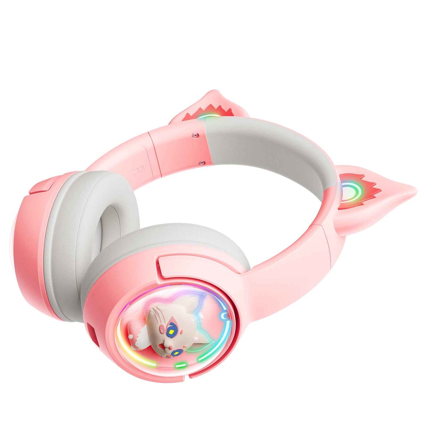 ONIKUMA B5 RGB Cat Ear 2.4g/Bluetooth Wireless Gaming Headset- Cute Pet Capsule Design
