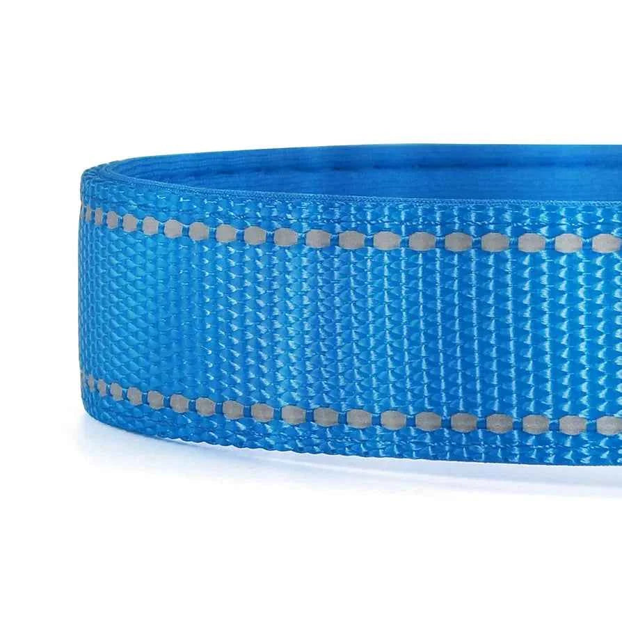 PcEoTllar Soft Dog Collar, Reflective, Nylon Neoprene Padded, Adjustable with Tag
