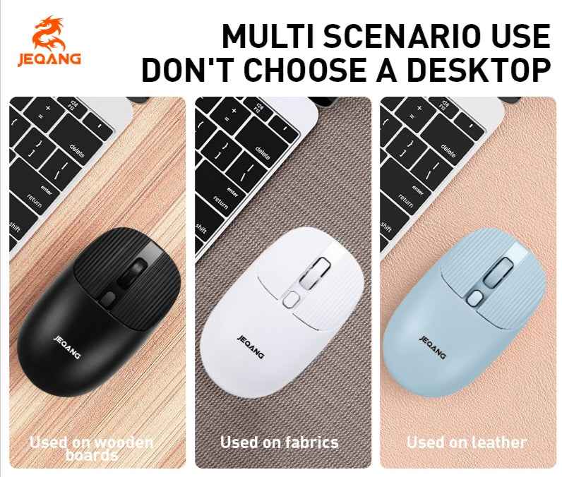 JW-206 Ergonomic Design Lightweight 2.4G Wireless Optical Mini Mouse