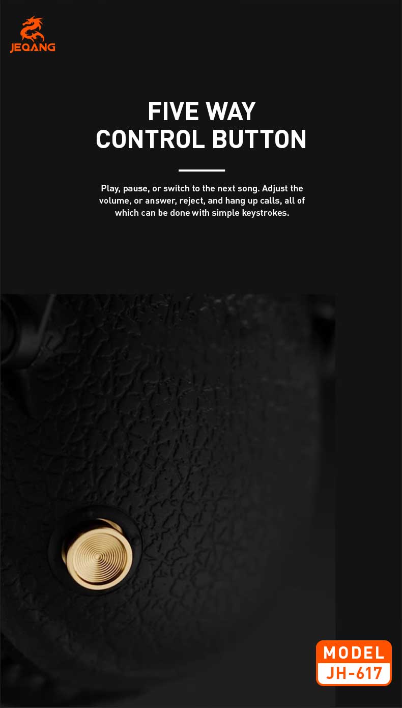 JH-617 Wireless Bluetooth ANC Over-Head Headphones - *Dynamic 40mm Coil* - TechnRest