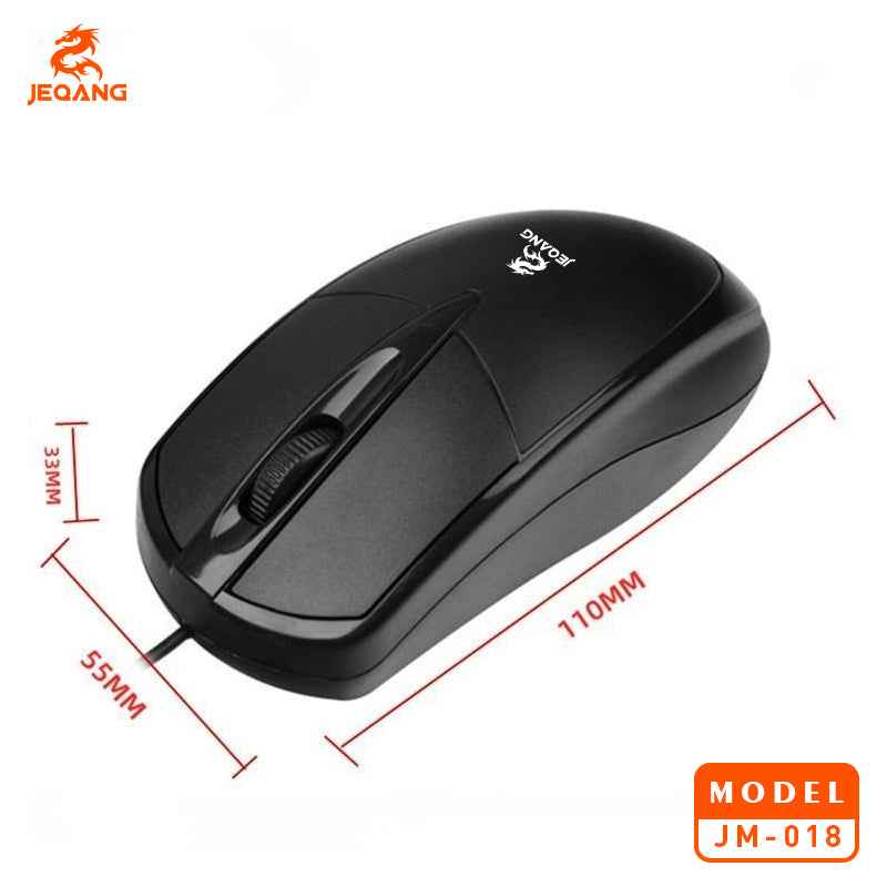 JM-018 Wired Optical Lightweight Mouse for Businesses/Offices