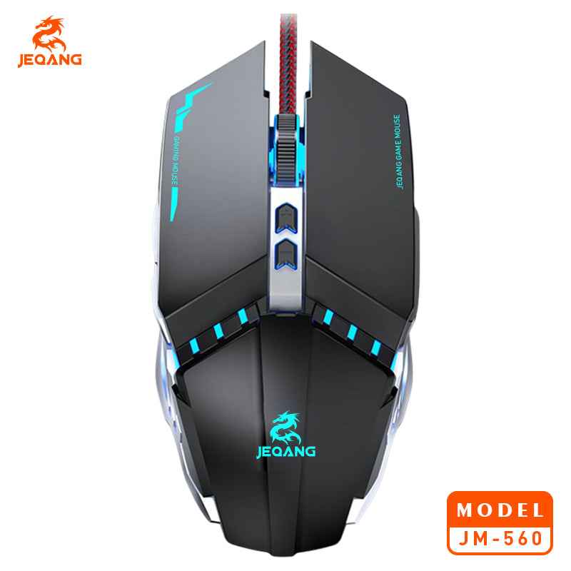 JM-560 7D Wired USB Gaming Mouse - Strong Build- up to 3200DPI