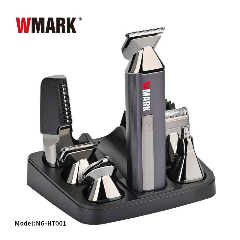 WMARK Men Ng-HT001 6-In-1 - Full Body Grooming Kit- Metal Body- 7000 RPM- IPX 6 Waterproof