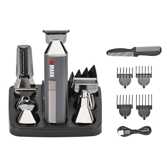 WMARK Men Ng-HT001 6-In-1 - Full Body Grooming Kit- Metal Body- 7000 RPM- IPX 6 Waterproof