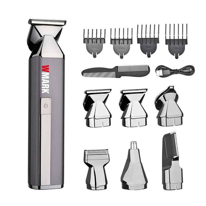 WMARK Men Ng-HT001 6-In-1 - Full Body Grooming Kit- Metal Body- 7000 RPM- IPX 6 Waterproof