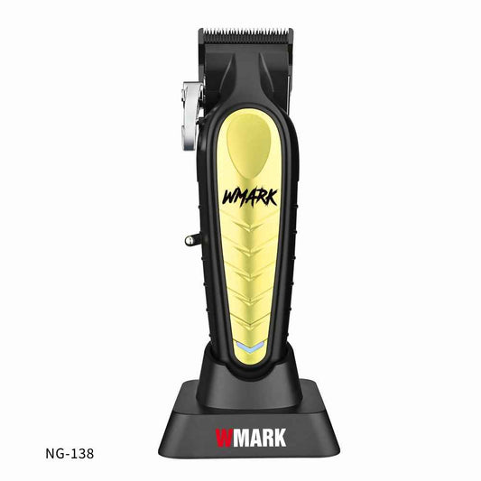 WMARK NG-138 Men's Hair Clipper 8500 RPM DLC Blade with Base Charger Cordless Professional Hair Trimmer Hair Cutting Machine