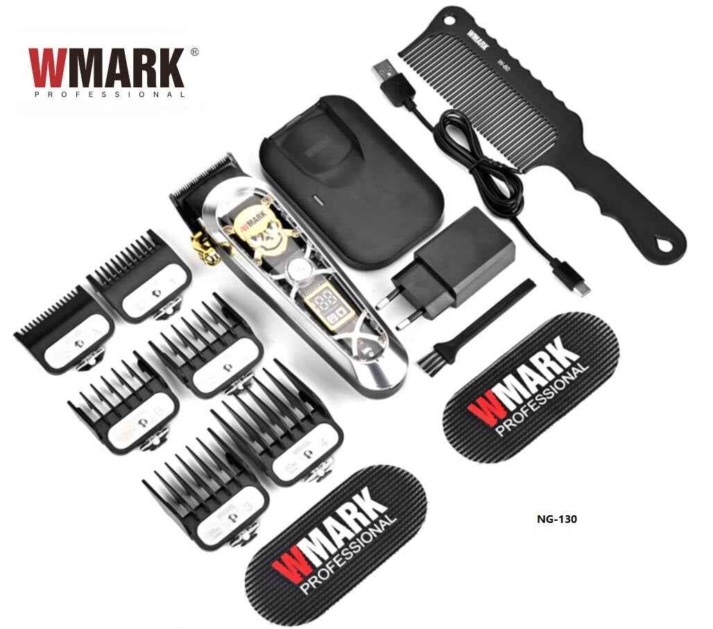 WMARK NG-130 Salon Series Professional Wireless Charging Digital Display Cordless Hair Clipper