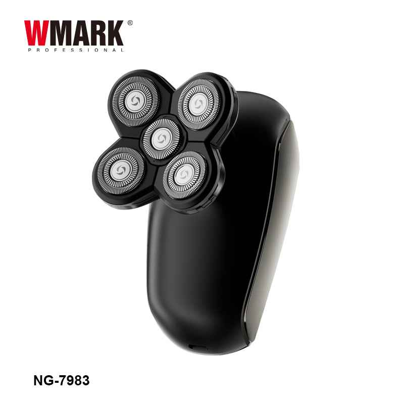 WMARK NG-7983 LED 5 in 1 Wet & Dry Men's Grooming Kit