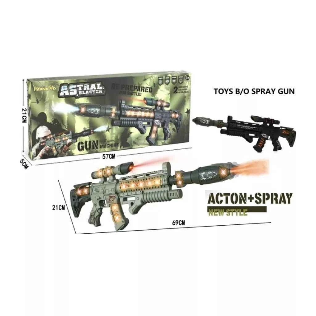 ASTRAL BLASTER BE PREPARED FOR BATTLE LIGHT ANS SOUND MACHINE GUN