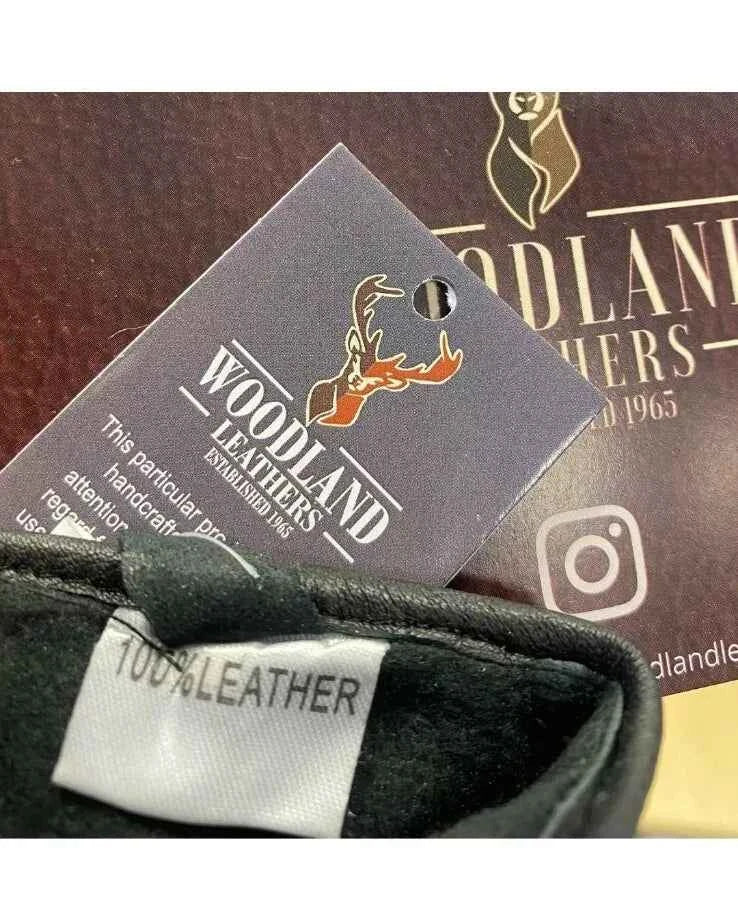 Woodland Leather Women's Gloves Extra Soft Warm Waterproof Touch Screen S/M