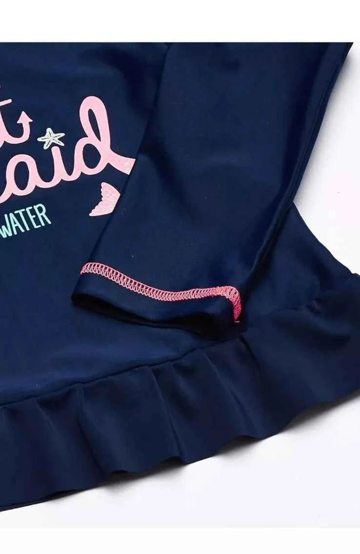 Simple Joys by Carter's Girls 2pc Rashguard Set- Pink Mermaid