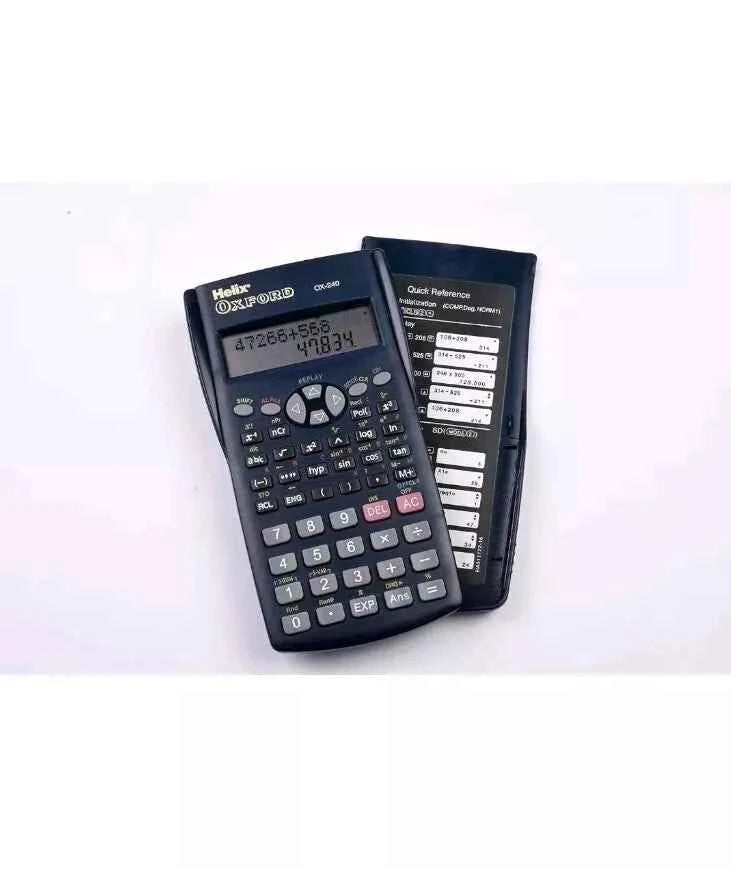 Helix Oxford Scientific Calculator ~ 240 Functions Model RC2072 (Includes Batteries)