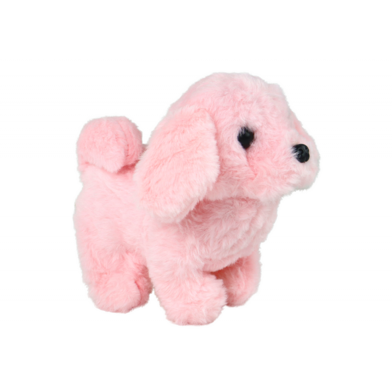 Walking Dog Interactive Toy Barking Pink - TechnRest