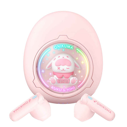 ONIKUMA T302 interchangeable Doll Space Capsule Wireless Bluetooth TWS Earbuds