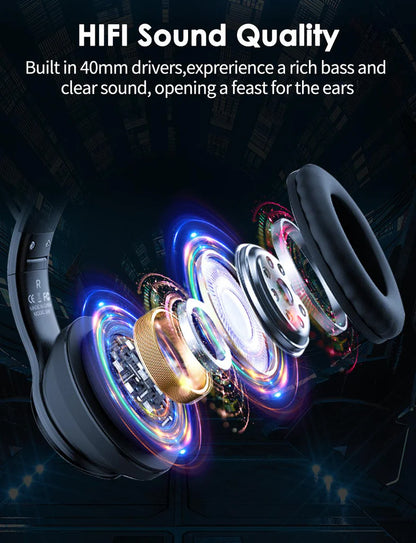 Onikuma B90 Kitty Edition Bluetooth Wireless Headphones