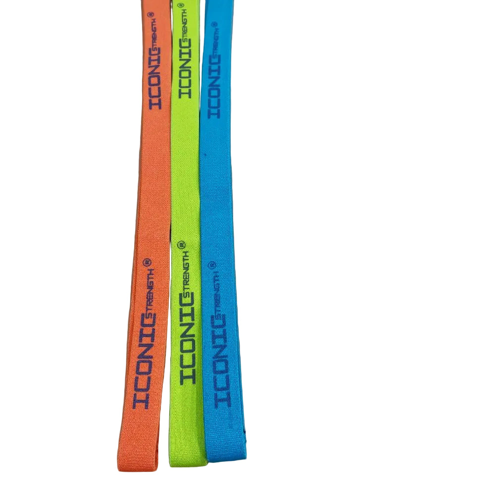 Fabric Resistance Bands Set – Light (3.5kg), Medium (6.5kg), Heavy (10kg) | Strength Training, Stretching & Home Gym Workouts