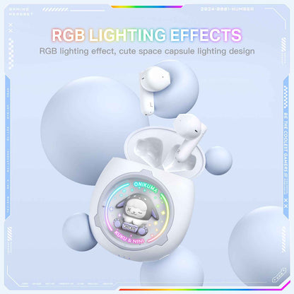 ONIKUMA T302 interchangeable Doll Space Capsule Wireless Bluetooth TWS Earbuds