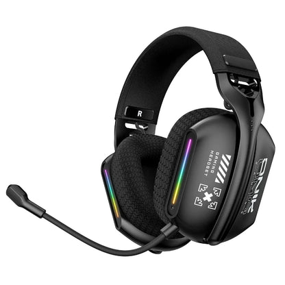 ONIKUMA GT808 Tri-Mode RGB Gaming Headset – 2.4G Wireless, Bluetooth & Wired | Low-Latency Gaming Headset for PC, PS5, PS4, Switch & Mobile