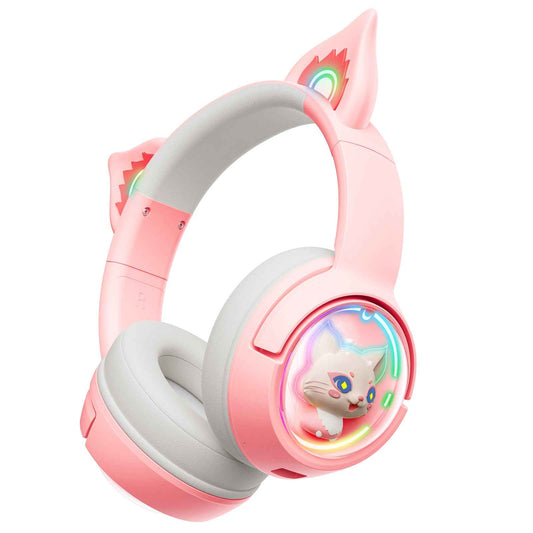 ONIKUMA B5 RGB Cat Ear 2.4g/Bluetooth Wireless Gaming Headset- Cute Pet Capsule Design
