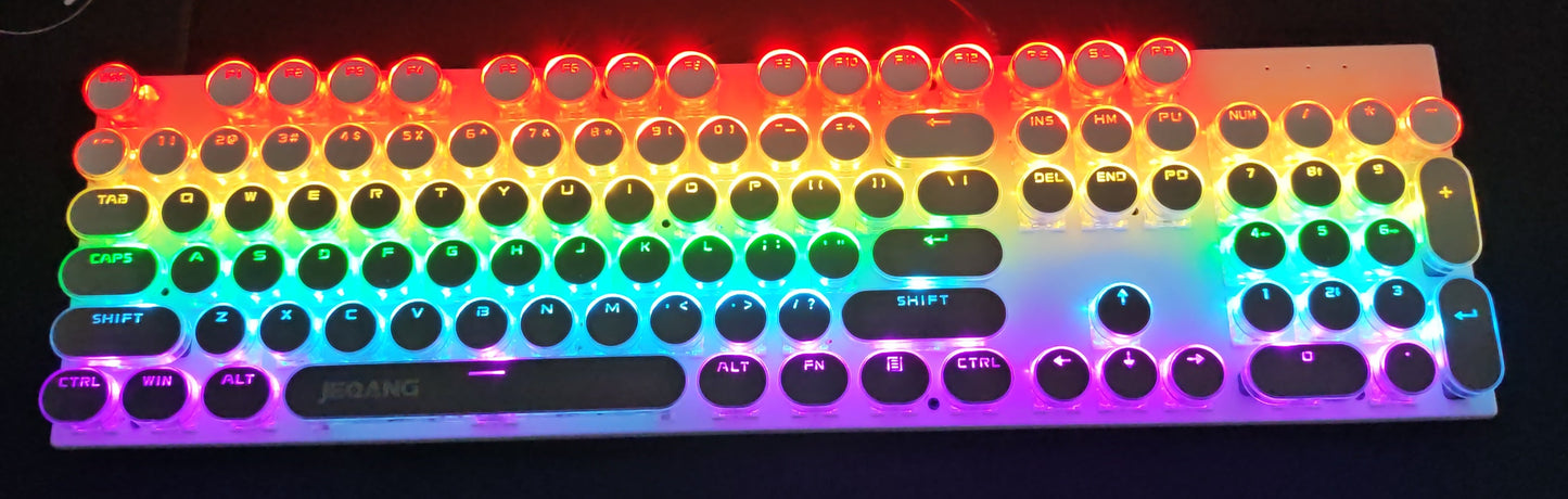 JEQANG JK-959 104-Keys WIRED Mechanical Keyboard - RGB Lighting
