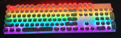 JEQANG JK-959 104-Keys WIRED Mechanical Keyboard - RGB Lighting