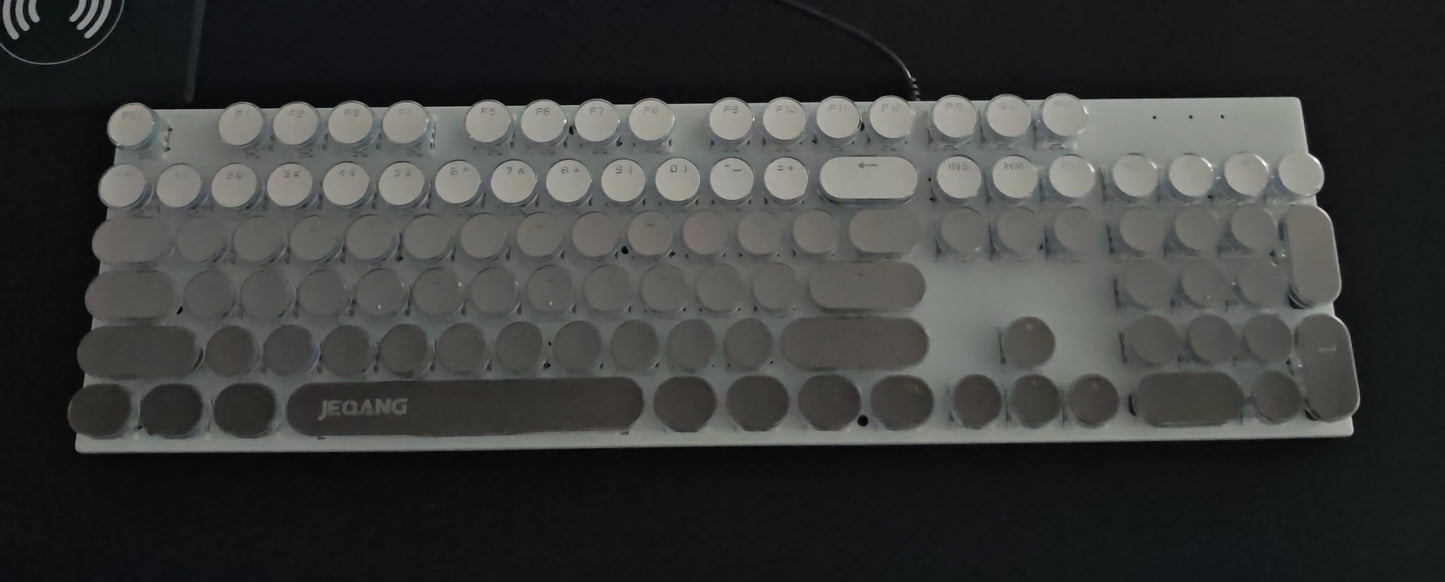 JEQANG JK-959 104-Keys WIRED Mechanical Keyboard - RGB Lighting
