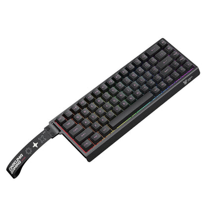ONIKUMA MT603 Tri-Mode 68-Key Wireless Mechanical Keyboard – Hot-Swappable, 2.4GHz / Bluetooth / USB-C, ARGB Gaming Keyboard