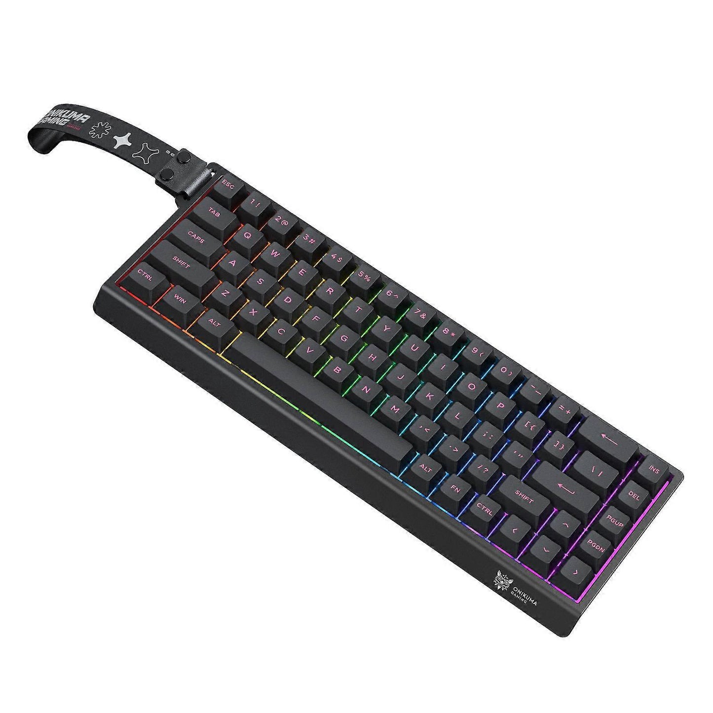 ONIKUMA MT603 Tri-Mode 68-Key Wireless Mechanical Keyboard – Hot-Swappable, 2.4GHz / Bluetooth / USB-C, ARGB Gaming Keyboard