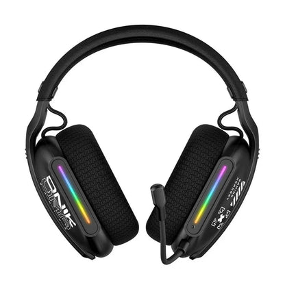 ONIKUMA GT808 Tri-Mode RGB Gaming Headset – 2.4G Wireless, Bluetooth & Wired | Low-Latency Gaming Headset for PC, PS5, PS4, Switch & Mobile