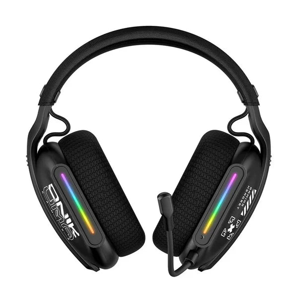 ONIKUMA GT808 Tri-Mode RGB Gaming Headset – 2.4G Wireless, Bluetooth & Wired | Low-Latency Gaming Headset for PC, PS5, PS4, Switch & Mobile