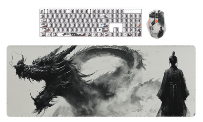Wired Gaming RGB Keyboard Mouse Combo + Mousepad- 5 Unique Printed Designs