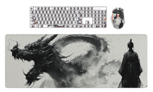 Wired Gaming RGB Keyboard Mouse Combo + Mousepad- 5 Unique Printed Designs