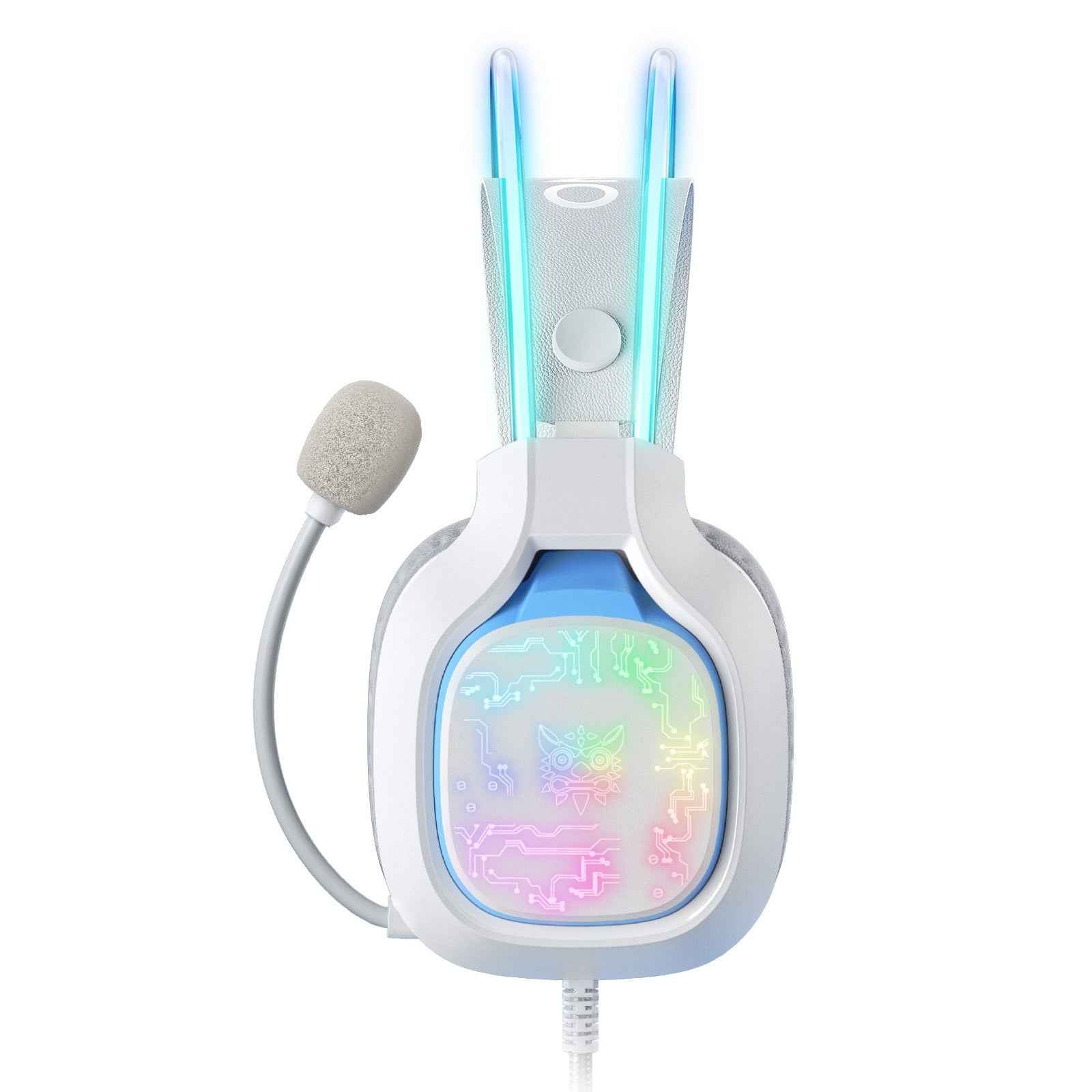 ONIKUMA X22 USB + 3.5mm Cool RGB Dynamic Light Wired Gaming Headset with Mic, Cable 1.8m