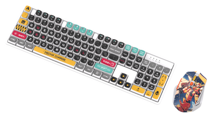 Wired Gaming RGB Keyboard Mouse Combo + Mousepad- 5 Unique Printed Designs - TechnRest