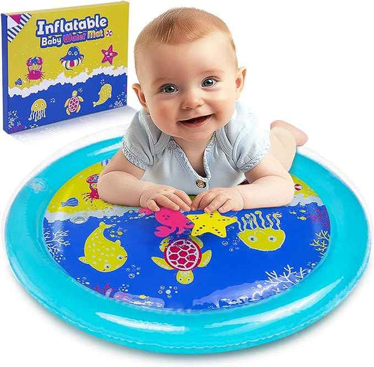 YISUMEI Baby Tummy Time Water Mat, Inflatable Playmat for Sensory Development, Growth Activity Centre, Suitable for Infants & Toddlers 3-24 Months