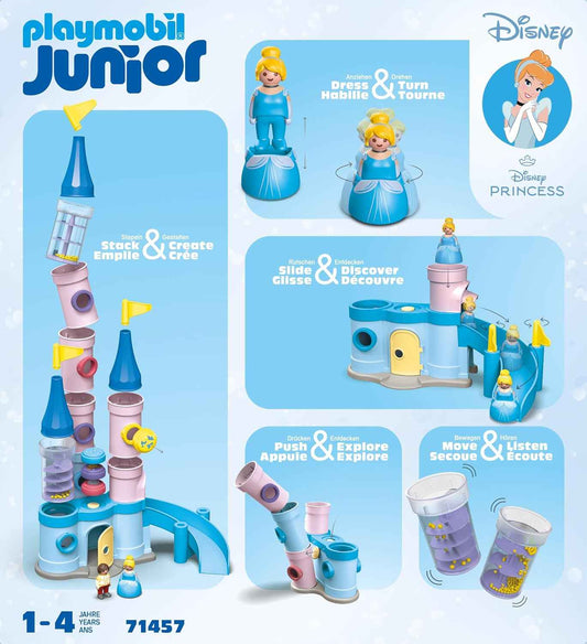 Playmobil 71457 JUNIOR & Disney: Cinderella's Castle playset for children ages 12 months+