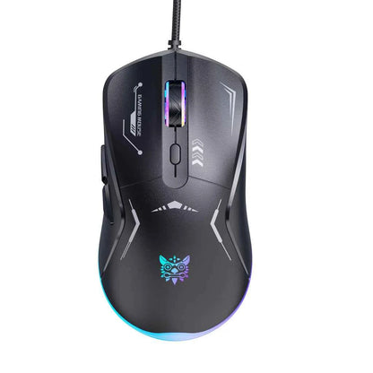 Onikuma CW917 Wired USB Gaming Mouse with RGB Modes, 4 Adjustable DPI Up to 3600, 6 Buttons