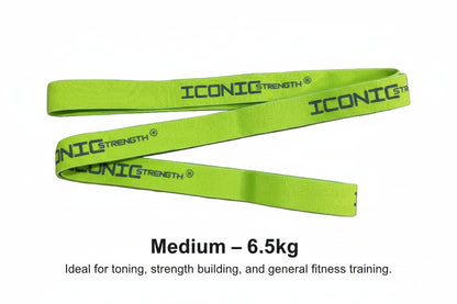 Fabric Resistance Bands Set – Light (3.5kg), Medium (6.5kg), Heavy (10kg) | Strength Training, Stretching & Home Gym Workouts