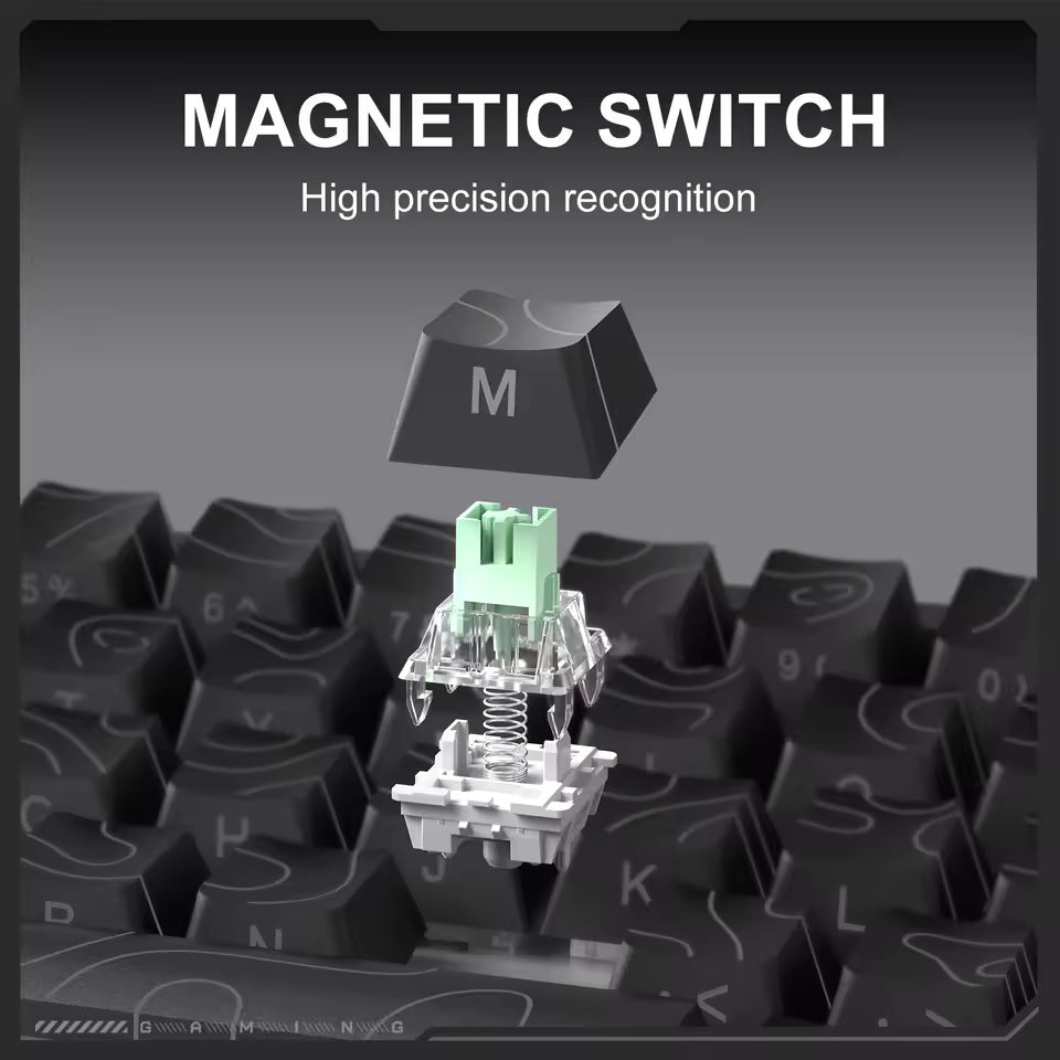 ONIKUMA G67 60% Magnetic Switch Mechanical Gaming Keyboard – Rapid Trigger 0.01mm, 8K Polling Rate, ARGB, HE/TMR Custom Keyboard