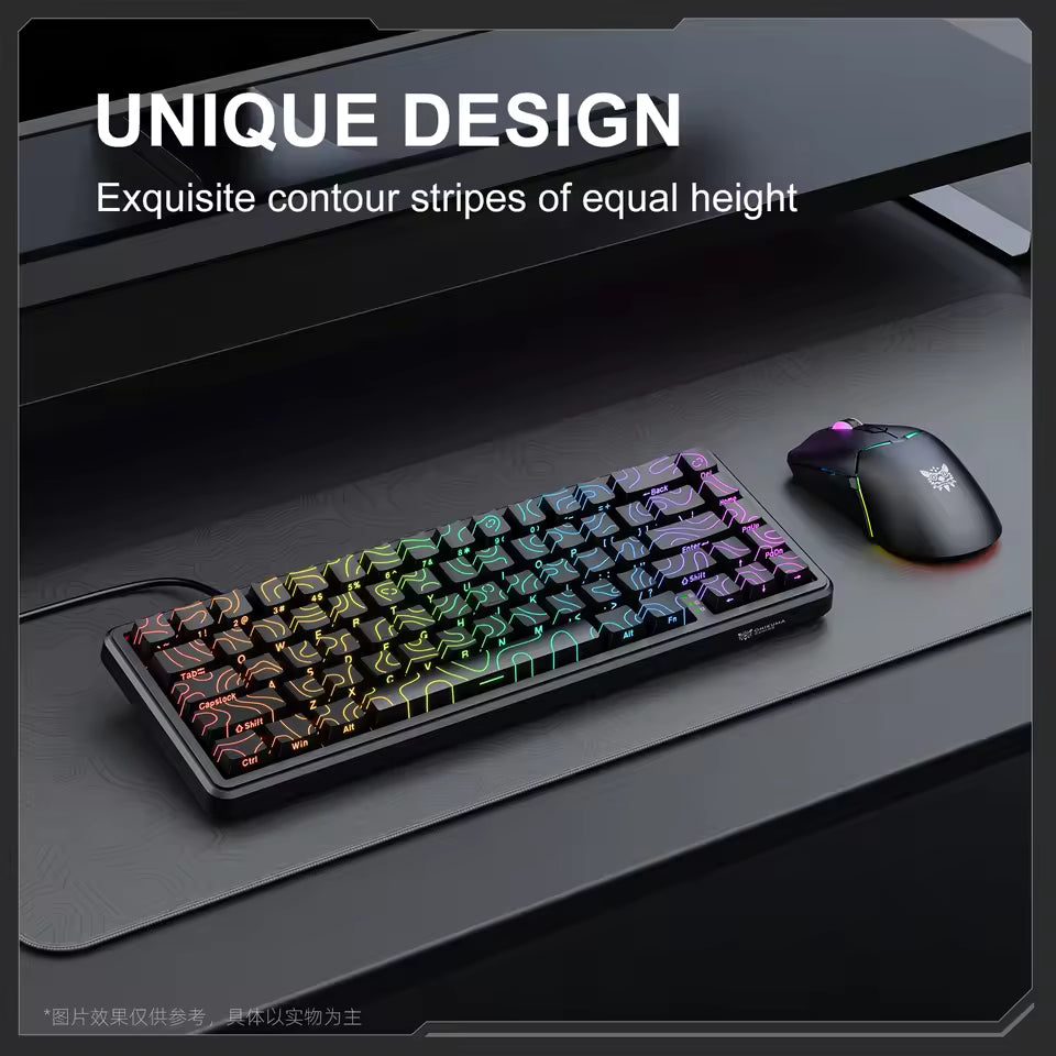 ONIKUMA G67 60% Magnetic Switch Mechanical Gaming Keyboard – Rapid Trigger 0.01mm, 8K Polling Rate, ARGB, HE/TMR Custom Keyboard