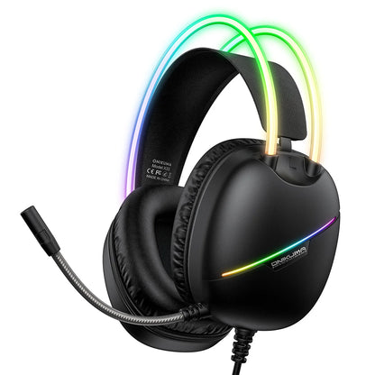 ONIKUMA X33 RGB Gaming Headset – Wired USB-C Headphones with Noise-Cancelling Mic, 50mm Drivers, Surround Sound for PC, PS5, PS4, Xbox & Switch