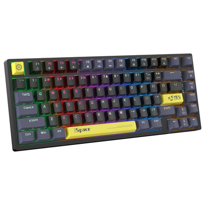 ONIKUMA G52 75% Mechanical Keyboard – 82-Key RGB Gaming Keyboard, Compact Layout, ABS Keycaps