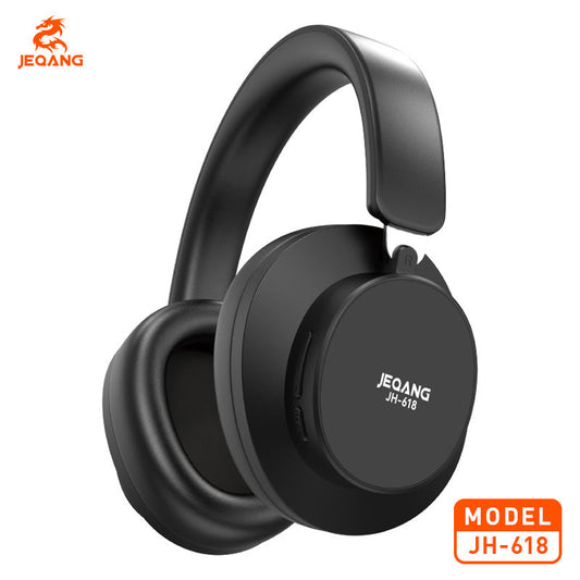 JEQANG JH-618 Wireless Bluetooth ANC Headphones – On-Ear, IPX4 Waterproof, Long Battery Life