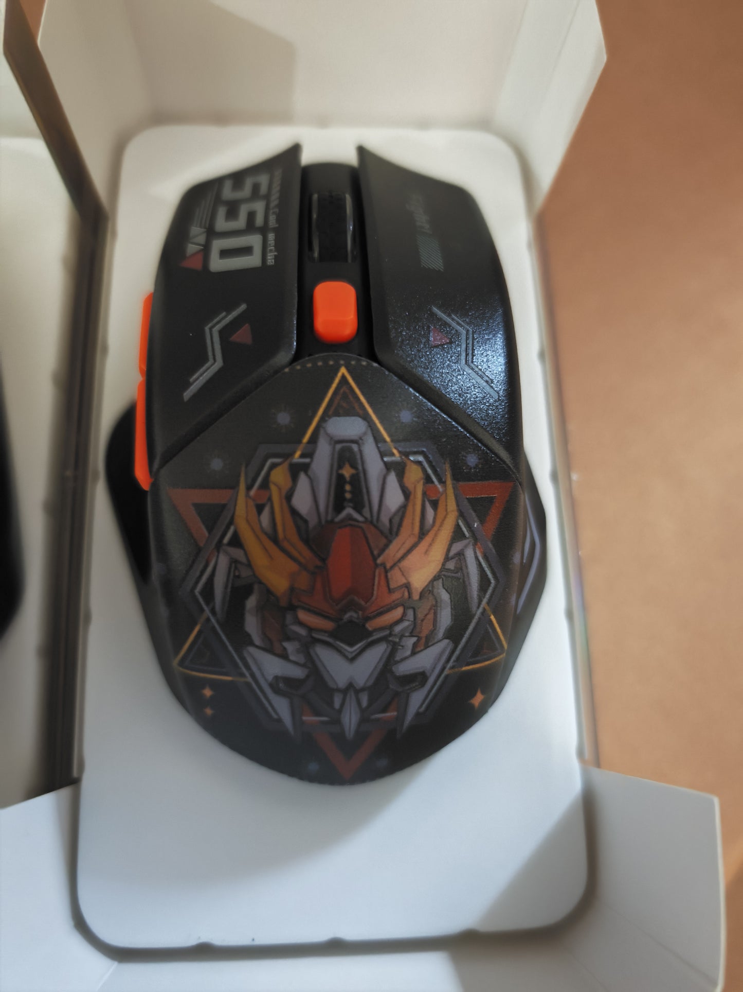 Indena G-550-EL Wired Gaming Mouse - 6400 DPI- RGB LED - 3 Cool Designs- MECHA ROBOT